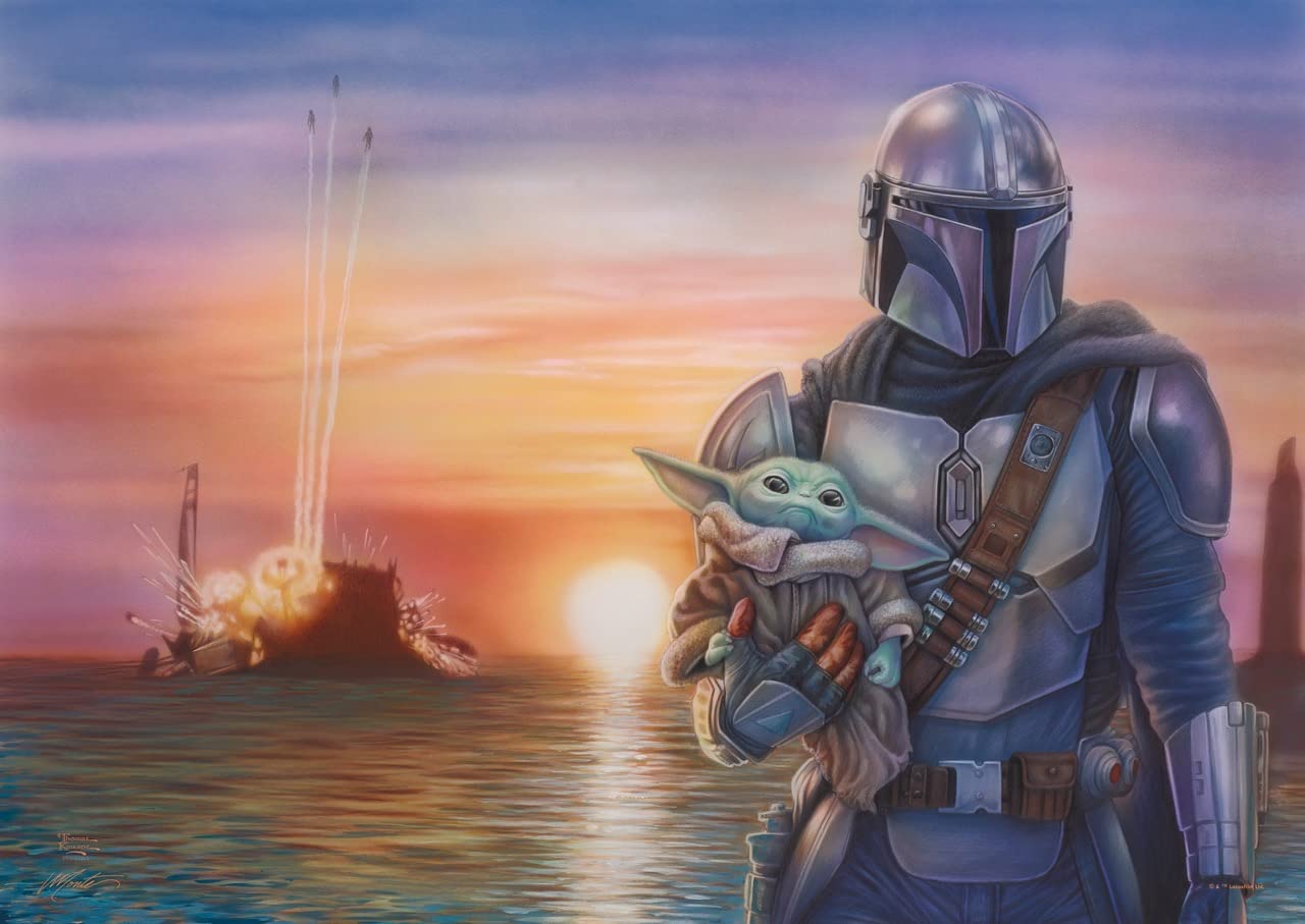 Amazon.com: MIGHTYPRINT Star Wars – The Mandalorian – Mando and